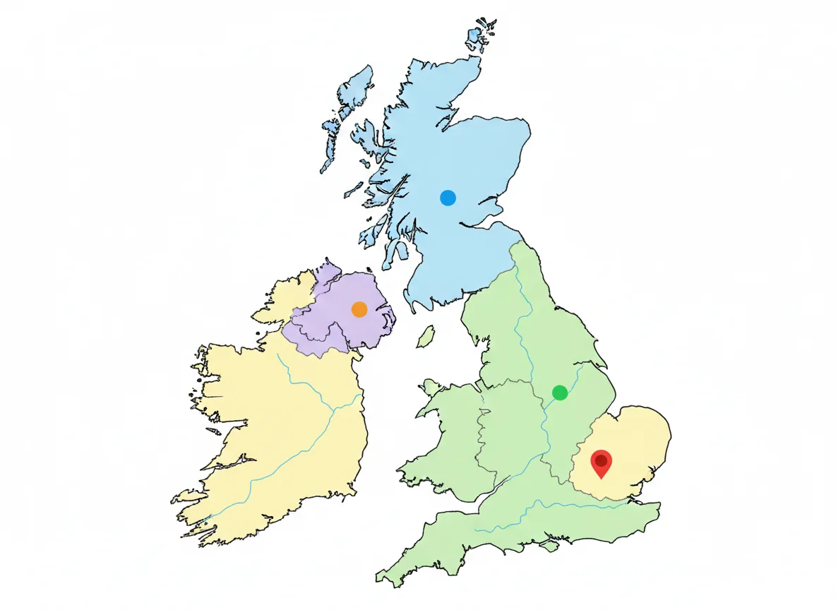 Key geographic facts and capital cities