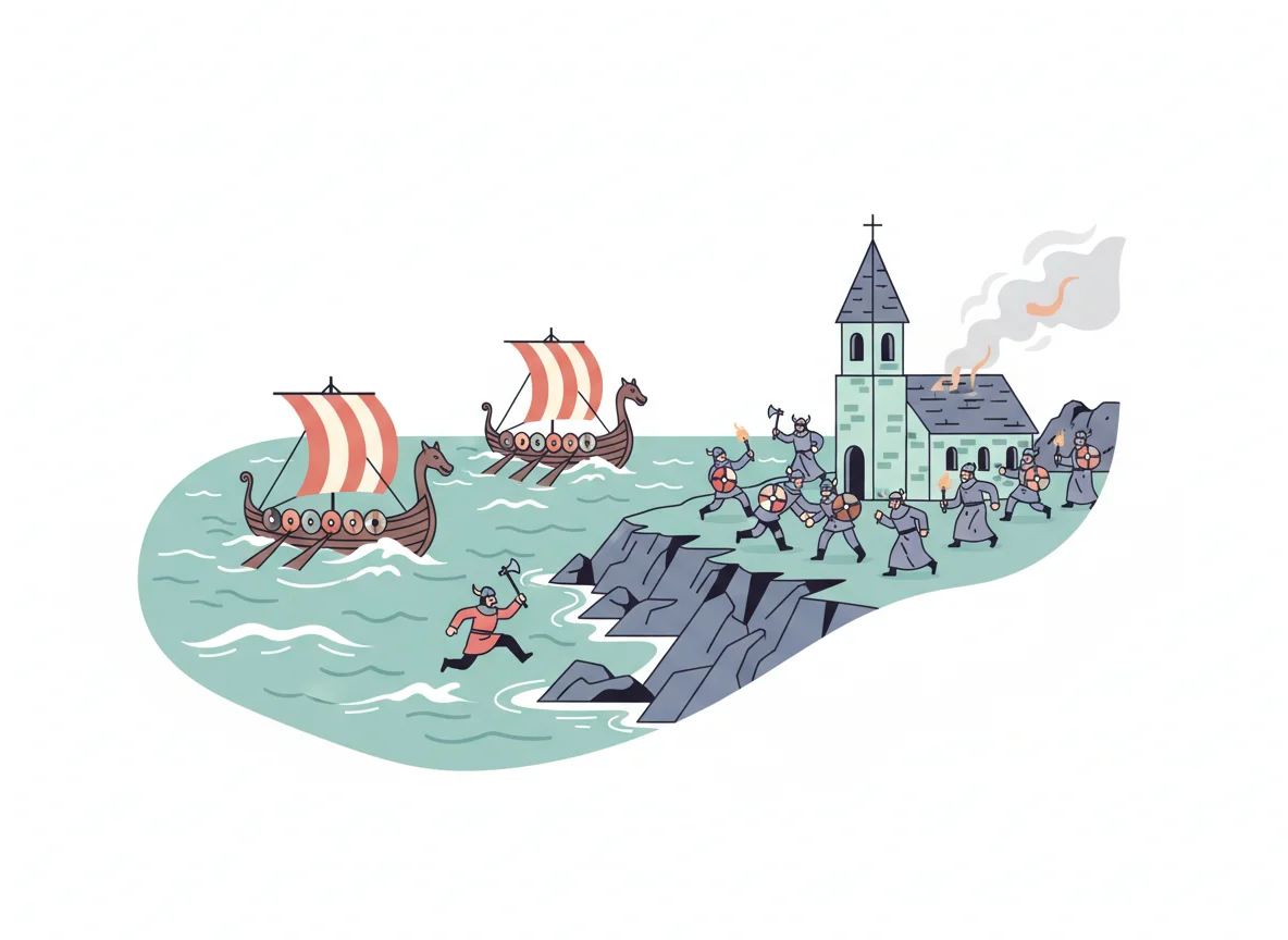 The Vikings and Danish invasions (illustration 1)