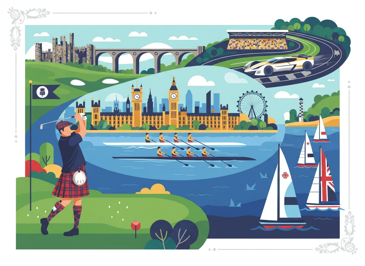 Golf, rowing, sailing and other sports